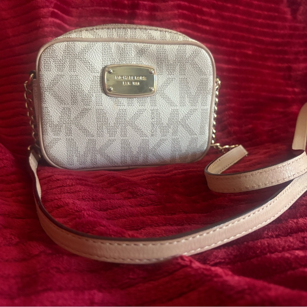 Michael Kors Beige Crossbody Bag